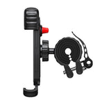Aluminum Alloy 360-Degree Rotating Bike Motorcycle Phone Mount for 4.7-6.8 Inch Smartphones