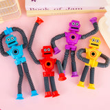 4Pcs Suction Cup Pop Tubes Stretchy Sensory Fidget Toys Style 1