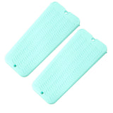 2-Pack Heat Resistant Silicone Pouch – For Hair Styling Tools Storage Green
