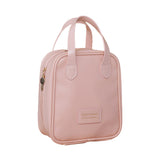 PU Leather Makeup Bag Travel Cosmetic Bag Multi-functional Toiletry Bag Daily Use Pink