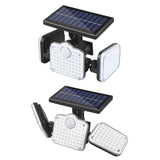 3 Head Solar Motion Sensor Light 321 LED for Garden Wall Outdoor