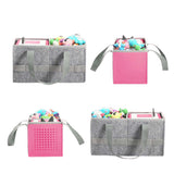 Portable Felt Cloth Storage Bag for Musical Speakers Pink