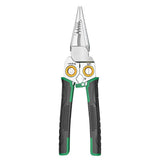 7-in-1 Stainless Steel Wire Crimper & Stripper Pliers for Electrical Work and DIY Repairs
