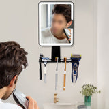 Shower Mirror Fogless for Shaving Anti-Fog Shaving Mirror with Razor Holder for Shower Room Square