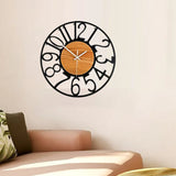 Silent Wall Clock Battery Operated Home Office Wall Decor