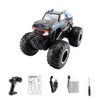 2.4GHz RC Monster Truck 1:16 Scale RC All Terrain Car Toy Off Road RC Truck for Kids Blue