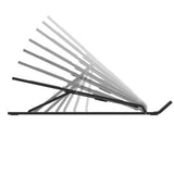 Foldable Laptop Tablet Stand Aluminum Portable 6 Height Levels Black