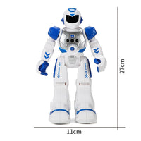 RC Smart Robot Toy for Kids Gesture Sensing Robot Singing Dance Talking Robotic Toy Blue