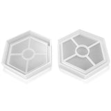 Silicone Resin Mold Hexagonal for Coasters Pendants and Jewelry
