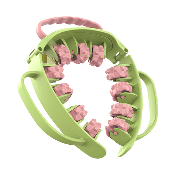 11 Roller Detachable Annular Leg Clamp Massager Neck Shoulder Massager Manual Muscle Relaxer Style 1