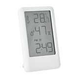 Multi-functional Digital Humidity Indoor Hygrometer Thermometer Temperature Meter Alarm Clock White