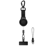 Anti-theft Phone Tether Phone Lanyard Retractable Steel Line with Locking Carabiner and Metal 360 Degree
