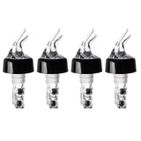 4Pcs 30ml Liquor Dispenser Shot Bottle Pourers Spirit Nip Measure Wine Barware Tool