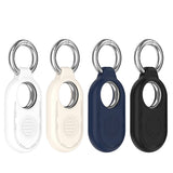 4 Pack Silicone Cases Compatible with Samsung Galaxy SmartTag2 Protective Covers with Key Rings Style 1