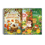 Grooved Handwriting Drawing Practice Book Set for Little Ones