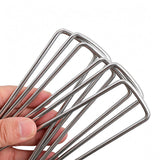 50 PCS Landscape Staples Garden Stakes Ground Stakes for Weed Barrier