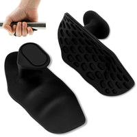 2Pcs Anti-Slip Workout Grips Ergonomic Weightlifting Gloves for Pull-Ups Gym Training and Exercise Black