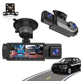 3-in-1 Mini Dash Cam for Cars – Night Vision with Loop Recording