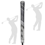 Golf Club Grip Swing Trainer All-Weather Hybrid Practice Grip Gray