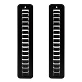 2 Pack Wall Mounted Baseball Cap Hat Rack Organizer for Home Black