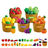 Play Cutting Food Set Educational Toy for Preschool Learning