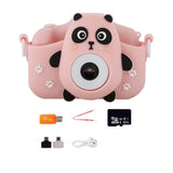 1080P HD Cute Animal Kids Digital Camera Toy Gift with 64G Memory Card Style 3