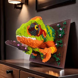 3D Animal Wall Art Building Blocks Creative DIY Home Decor for Kids Room Style 1