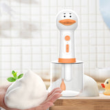Electric Foaming Shampoo Dispenser for Dog and Cat Bathing Yellow Style