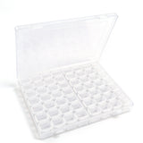 56 Grid Plastic Jewelry and Bead Storage Organizer Box for Crafts