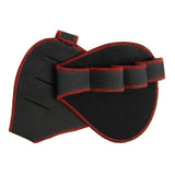 Four-Finger Gym Palm Grip Gloves Non-Slip Weight Lifting Gloves for Men & Women Red