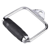 Cable Pulley Attachment D Stirrup Handle with Rubber Grips Gym Accessory