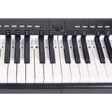 2PCS Reusable 88 Key Piano Note Guide Strip with Staff and Note Names