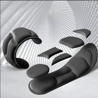 2 Pairs of Unisex 5D Memory Foam Insoles Air Cushion Heel Foot Shoe Pads