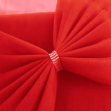 Large Red Christmas Door Bow – Outdoor Holiday Home Decoration