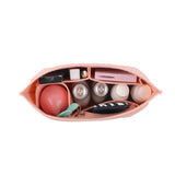 Felt Purse Insert Organizer Interior Zipper Storage Bag for Handbag Tote Bag Insert Bag Pink