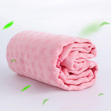 Non Slip Yoga Mat Towel Microfiber Mat Sized Yoga Towel for Hot Yoga Pink