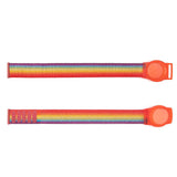 2PCS Protective Cover Wristband Nylon Air Tag Band Anti-lost for Airtag Orange