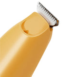 Electric Pet Paw Trimmer with 18mm Ceramic Blade and LED Light Orange