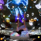 Ocean Star Projector Night Light Rotating Galaxy Lamp Bedroom Decor