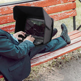 Outdoor Laptop & Tablet Sun Shade Privacy Hood Small