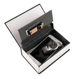Book Secure with Combination Lock for Cash Jewelry Black