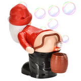 Electric Santa Bubble Machine with Funny Sounds for Christmas Party Style 1