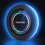 Light Up Flying Disc Rechargeable 50 LEDs Lighting Flying Toy for Patio Lawn Outdoor Games Blue