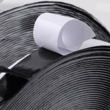 30Ft x 1 Inch Heavy Duty Hook and Loop Tape with Adhesive Black