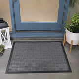 45×75 cm Non-Slip Door Mat Entrance Mat Gray