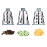3-Blade Rotary Cheese Grater with Handle Kitchen Shredder Slicer Grater Slicer Style 1