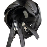 Heavy Duty Double Slider Resin Zipper 140cm for Tent Sleeping Bag