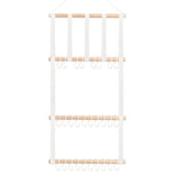 Headband and Hair Bow Organizer for Girls Bow Hanger for Hair Accessories White