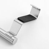 Adjustable No Drill Stainless Steel Dish Towel Holder for Cabinet Door Kicthen Towel Rack Silver