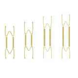 14Pcs Plate Hangers for Wall Display Invisible Stainless Steel Plate Holders with Wall Hooks